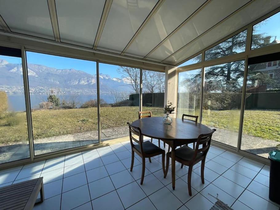 La Roseliere Sud, Vue Lac & Jardin Sévrier Dış mekan fotoğraf